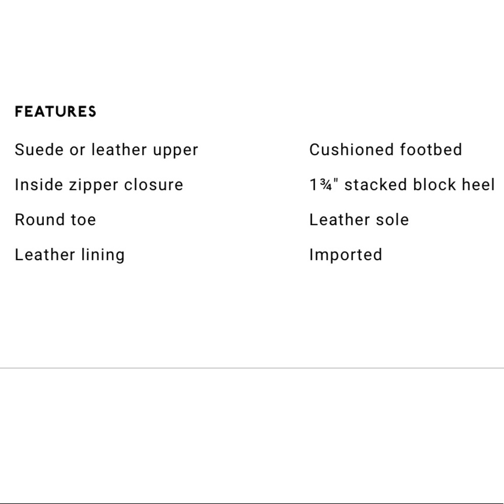 Beautiful Cole Haan Gray Leather Pearlie Booties - NWT! - Picture 8 of 8